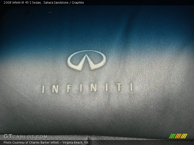 Sahara Sandstone / Graphite 2008 Infiniti M 45 S Sedan
