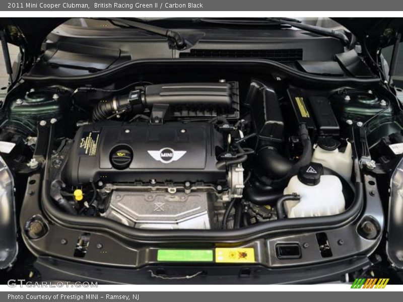 British Racing Green II / Carbon Black 2011 Mini Cooper Clubman