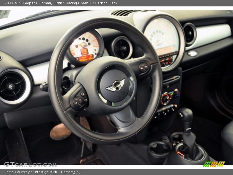 British Racing Green II / Carbon Black 2011 Mini Cooper Clubman