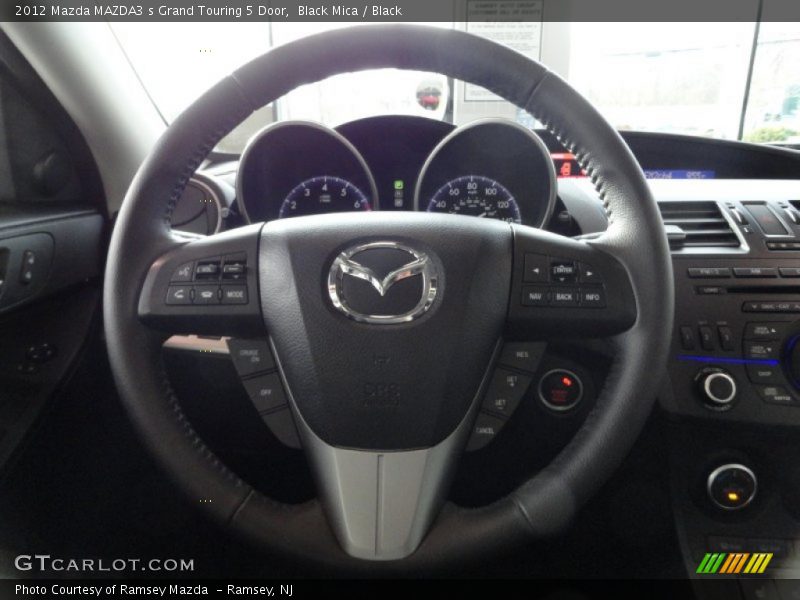 Black Mica / Black 2012 Mazda MAZDA3 s Grand Touring 5 Door
