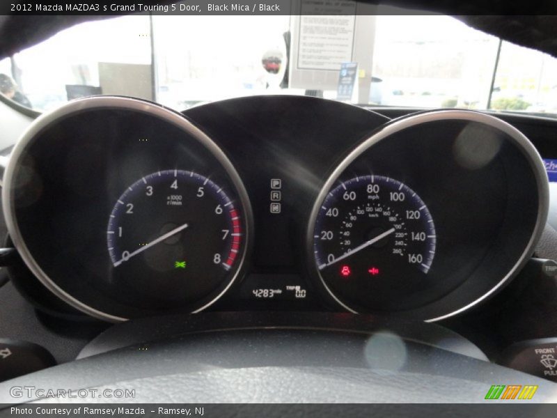 Black Mica / Black 2012 Mazda MAZDA3 s Grand Touring 5 Door