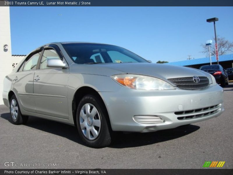 Lunar Mist Metallic / Stone 2003 Toyota Camry LE