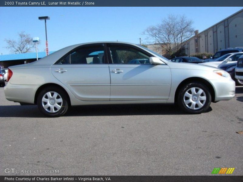 Lunar Mist Metallic / Stone 2003 Toyota Camry LE