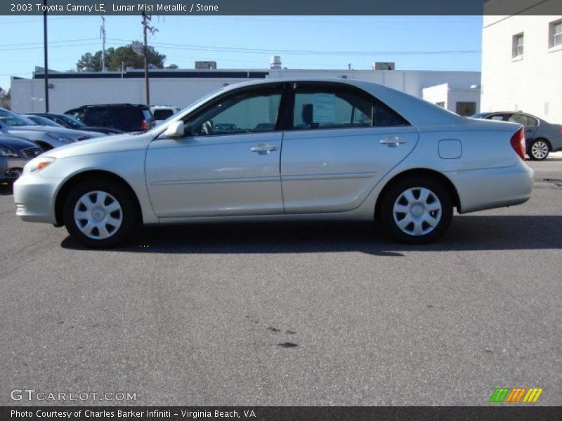 Lunar Mist Metallic / Stone 2003 Toyota Camry LE
