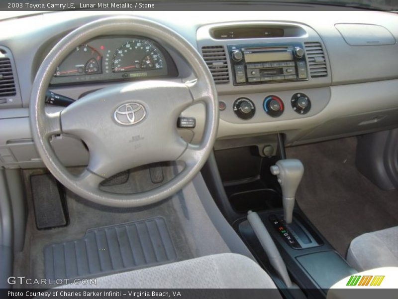 Lunar Mist Metallic / Stone 2003 Toyota Camry LE
