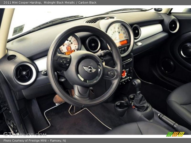 Midnight Black Metallic / Carbon Black 2011 Mini Cooper Hardtop