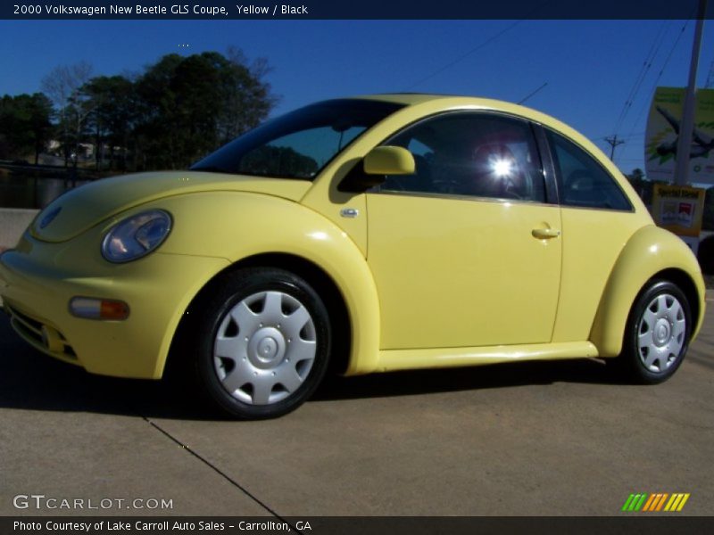 Yellow / Black 2000 Volkswagen New Beetle GLS Coupe