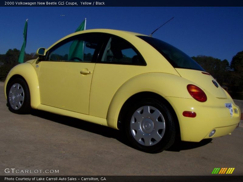 Yellow / Black 2000 Volkswagen New Beetle GLS Coupe