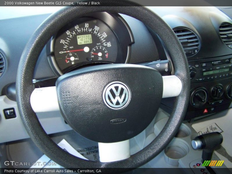 Yellow / Black 2000 Volkswagen New Beetle GLS Coupe