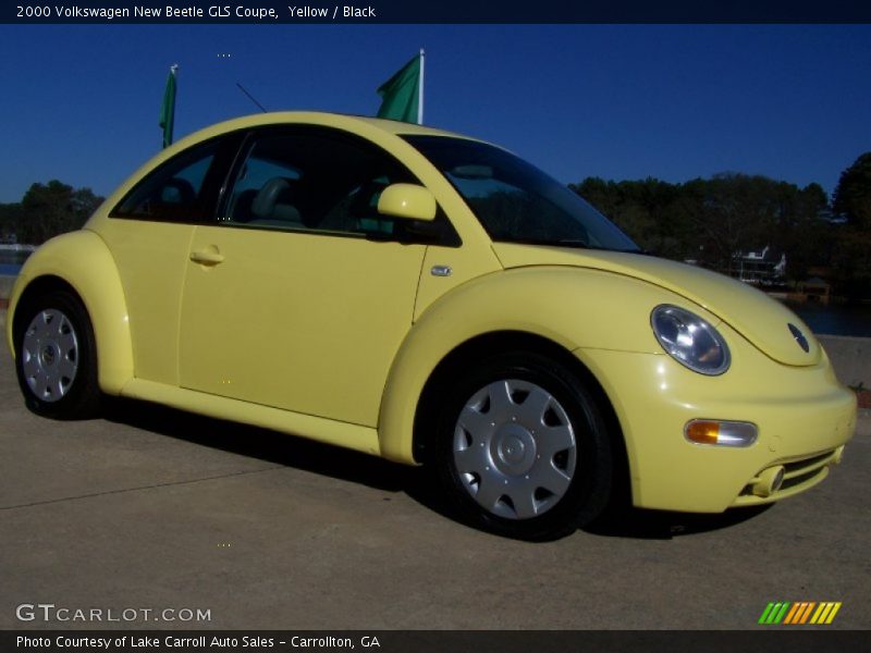 Yellow / Black 2000 Volkswagen New Beetle GLS Coupe
