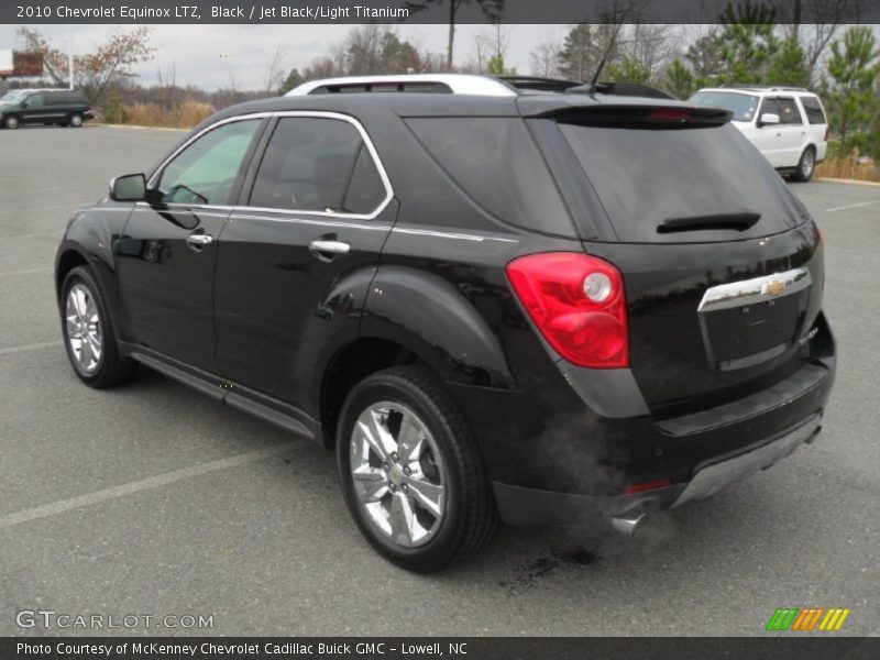 Black / Jet Black/Light Titanium 2010 Chevrolet Equinox LTZ