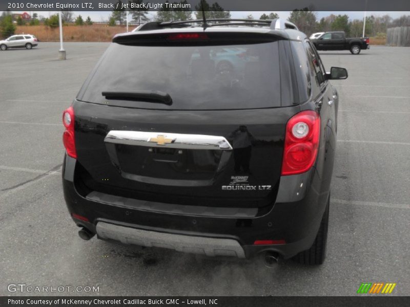 Black / Jet Black/Light Titanium 2010 Chevrolet Equinox LTZ