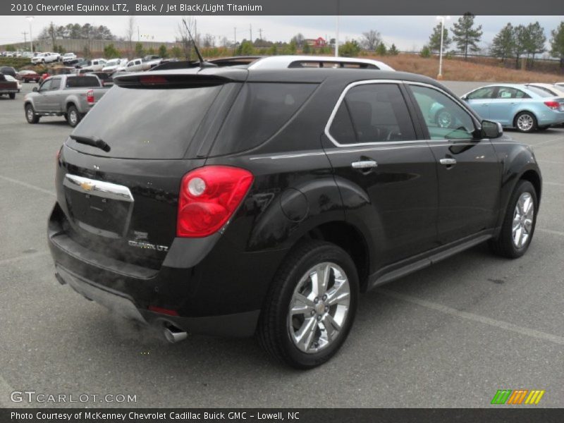 Black / Jet Black/Light Titanium 2010 Chevrolet Equinox LTZ
