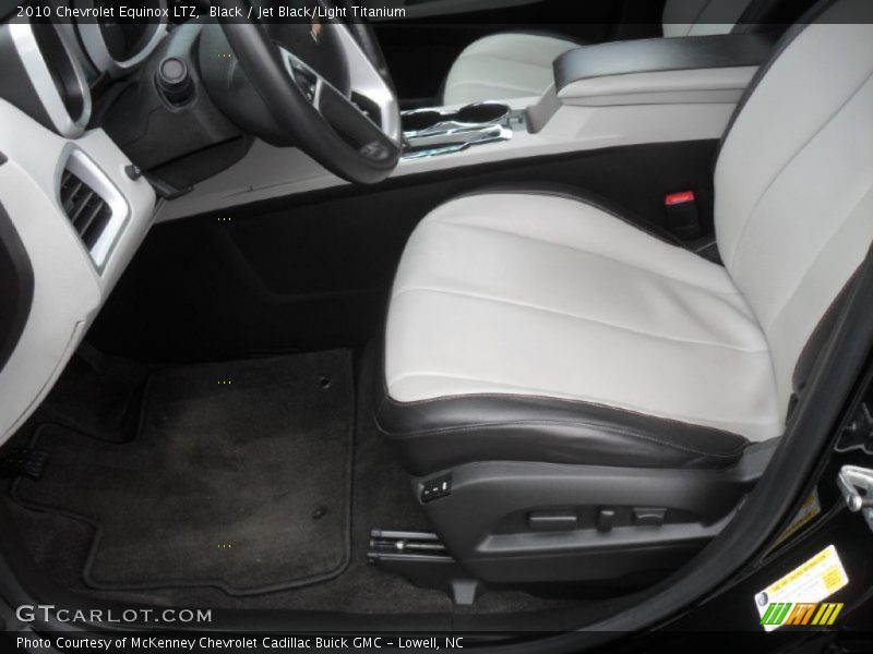 Black / Jet Black/Light Titanium 2010 Chevrolet Equinox LTZ