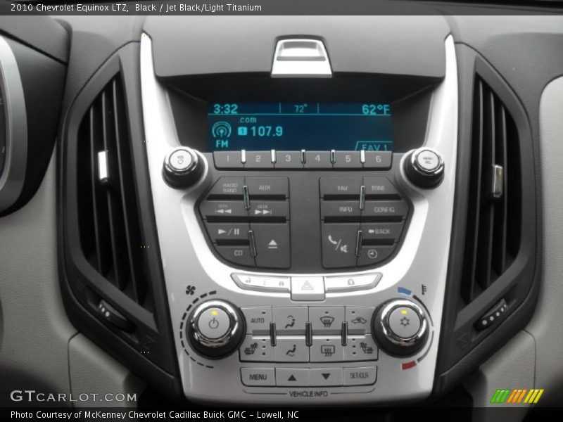 Controls of 2010 Equinox LTZ