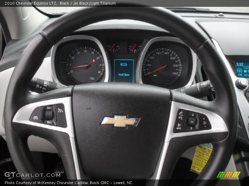 Black / Jet Black/Light Titanium 2010 Chevrolet Equinox LTZ