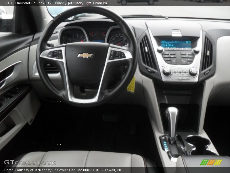 Black / Jet Black/Light Titanium 2010 Chevrolet Equinox LTZ