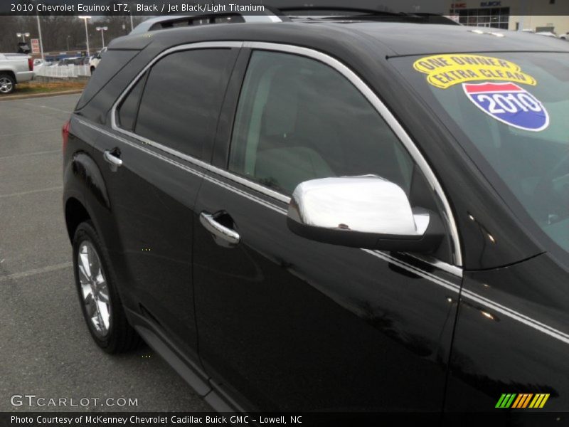 Black / Jet Black/Light Titanium 2010 Chevrolet Equinox LTZ