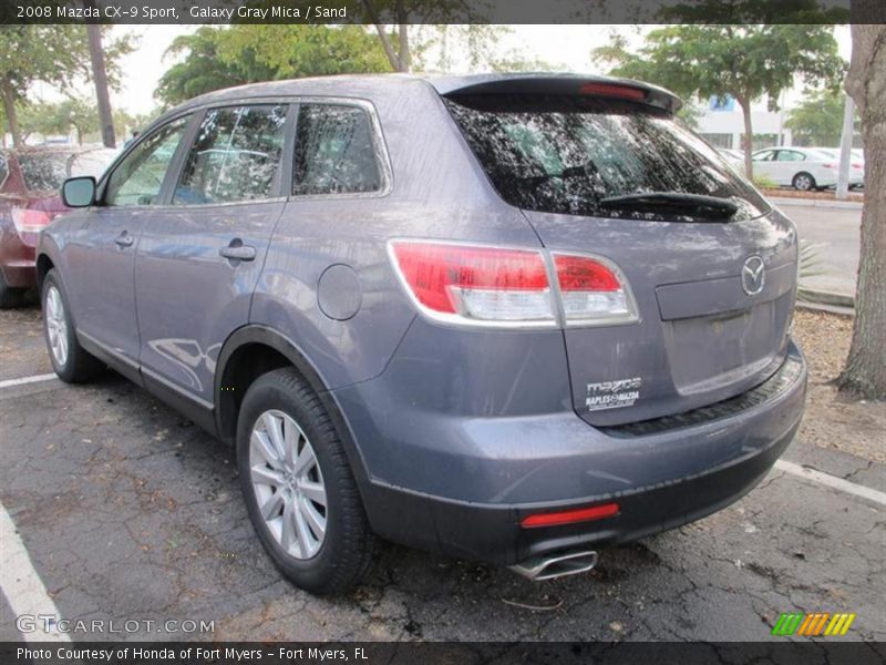 Galaxy Gray Mica / Sand 2008 Mazda CX-9 Sport