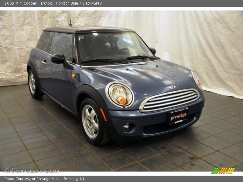 Horizon Blue / Black/Grey 2009 Mini Cooper Hardtop