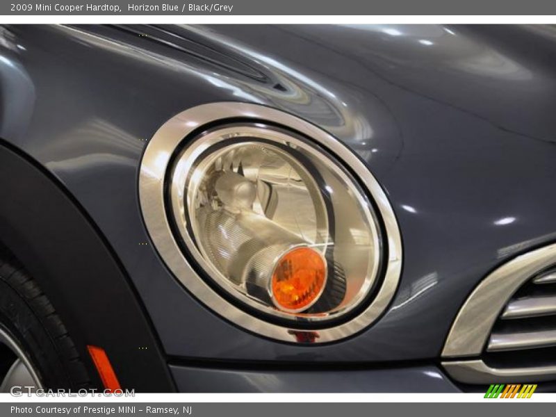 Horizon Blue / Black/Grey 2009 Mini Cooper Hardtop