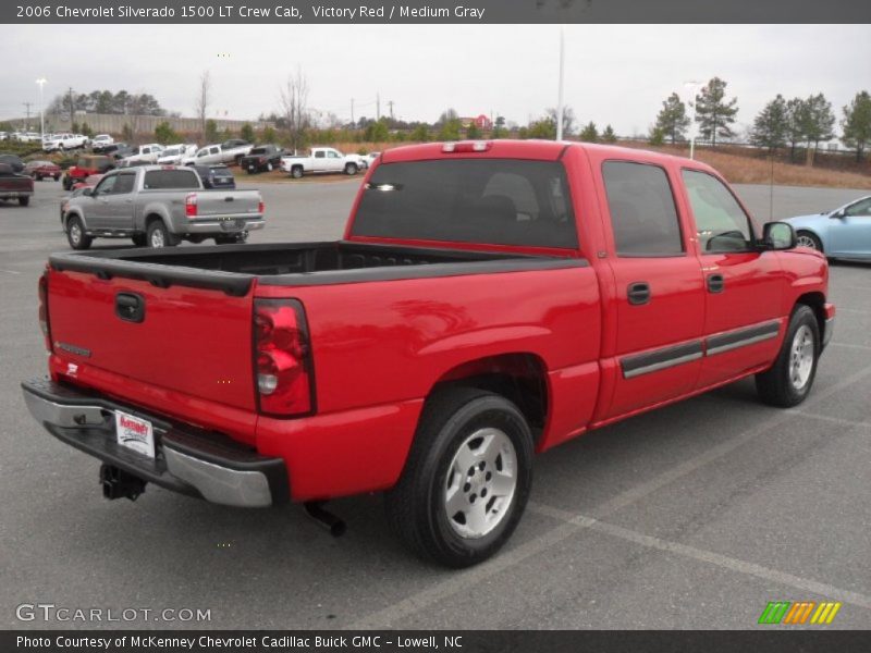 Victory Red / Medium Gray 2006 Chevrolet Silverado 1500 LT Crew Cab
