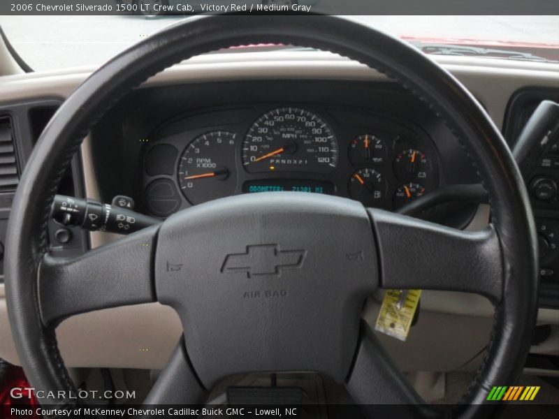 Victory Red / Medium Gray 2006 Chevrolet Silverado 1500 LT Crew Cab
