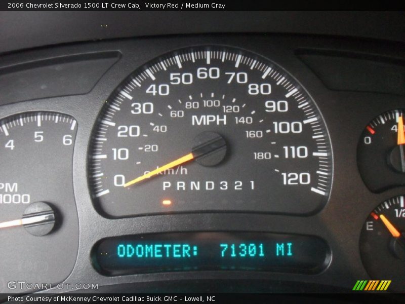 Victory Red / Medium Gray 2006 Chevrolet Silverado 1500 LT Crew Cab
