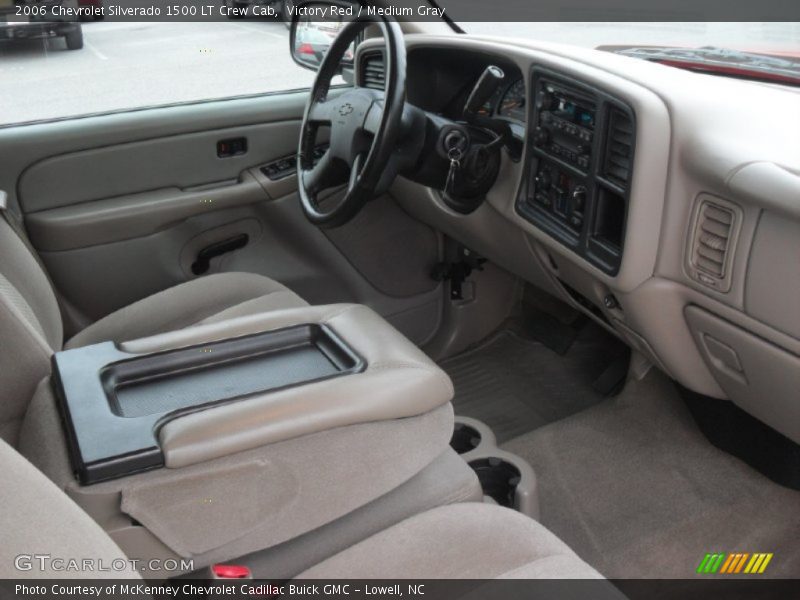 Victory Red / Medium Gray 2006 Chevrolet Silverado 1500 LT Crew Cab