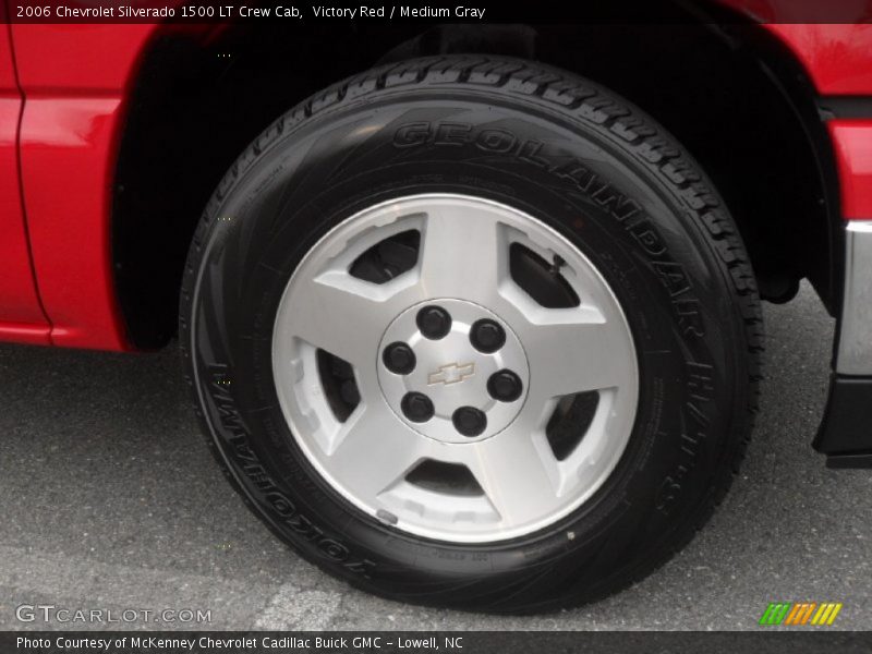 Victory Red / Medium Gray 2006 Chevrolet Silverado 1500 LT Crew Cab