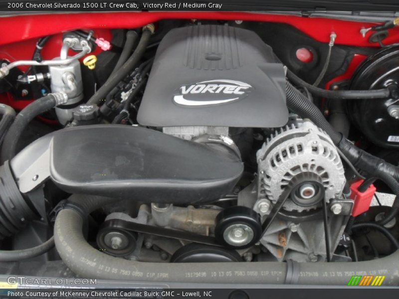 Victory Red / Medium Gray 2006 Chevrolet Silverado 1500 LT Crew Cab