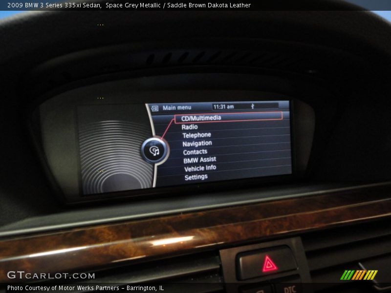 Space Grey Metallic / Saddle Brown Dakota Leather 2009 BMW 3 Series 335xi Sedan