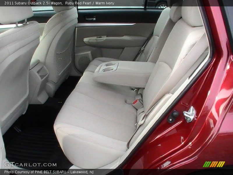 Ruby Red Pearl / Warm Ivory 2011 Subaru Outback 2.5i Wagon