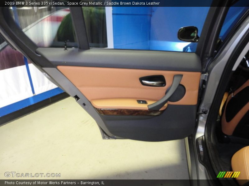 Space Grey Metallic / Saddle Brown Dakota Leather 2009 BMW 3 Series 335xi Sedan