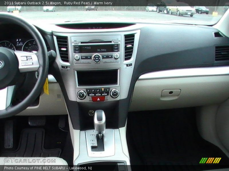 Ruby Red Pearl / Warm Ivory 2011 Subaru Outback 2.5i Wagon
