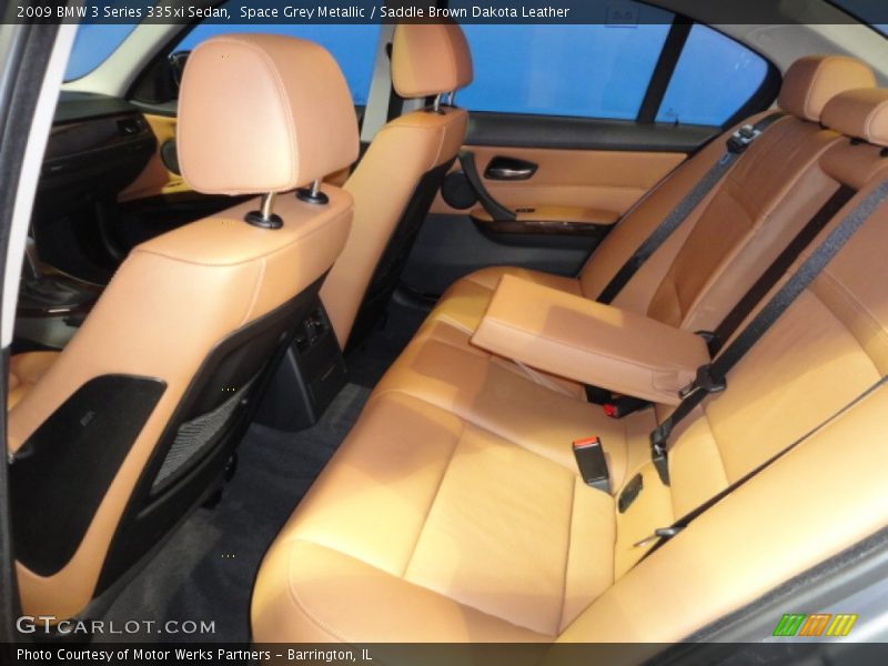 Space Grey Metallic / Saddle Brown Dakota Leather 2009 BMW 3 Series 335xi Sedan