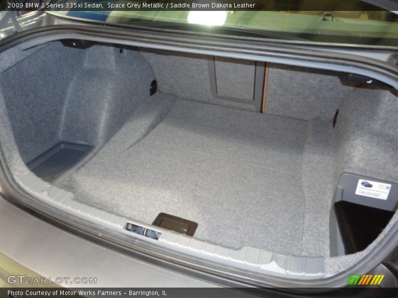 Space Grey Metallic / Saddle Brown Dakota Leather 2009 BMW 3 Series 335xi Sedan