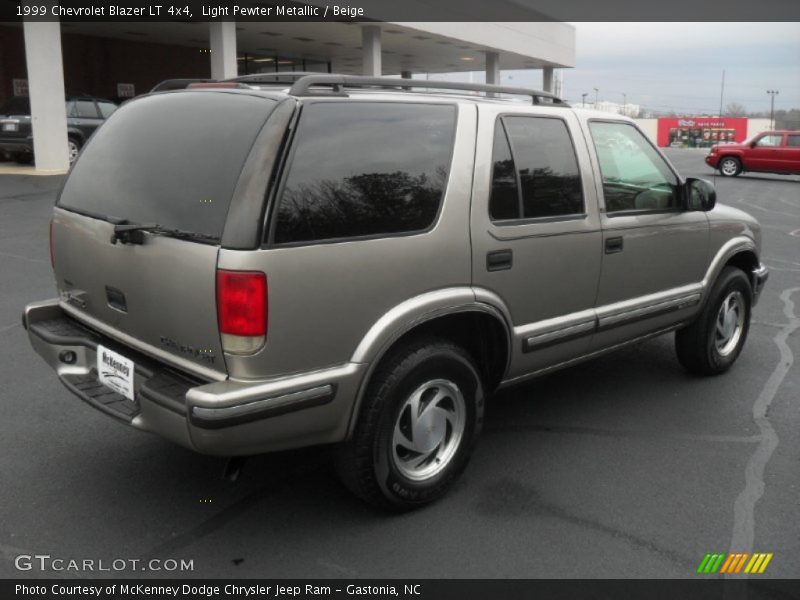 Light Pewter Metallic / Beige 1999 Chevrolet Blazer LT 4x4