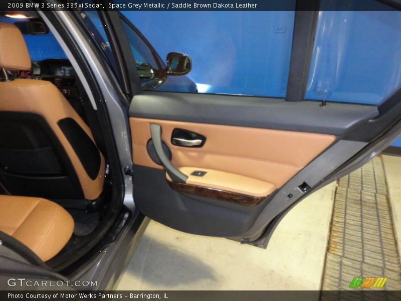 Space Grey Metallic / Saddle Brown Dakota Leather 2009 BMW 3 Series 335xi Sedan