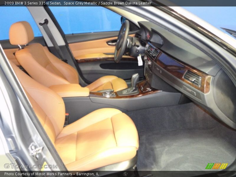 Space Grey Metallic / Saddle Brown Dakota Leather 2009 BMW 3 Series 335xi Sedan