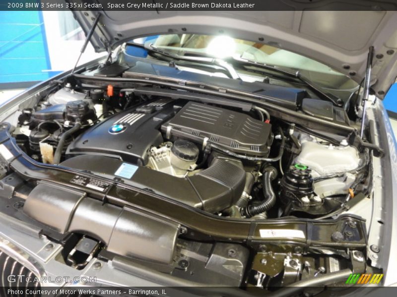 Space Grey Metallic / Saddle Brown Dakota Leather 2009 BMW 3 Series 335xi Sedan