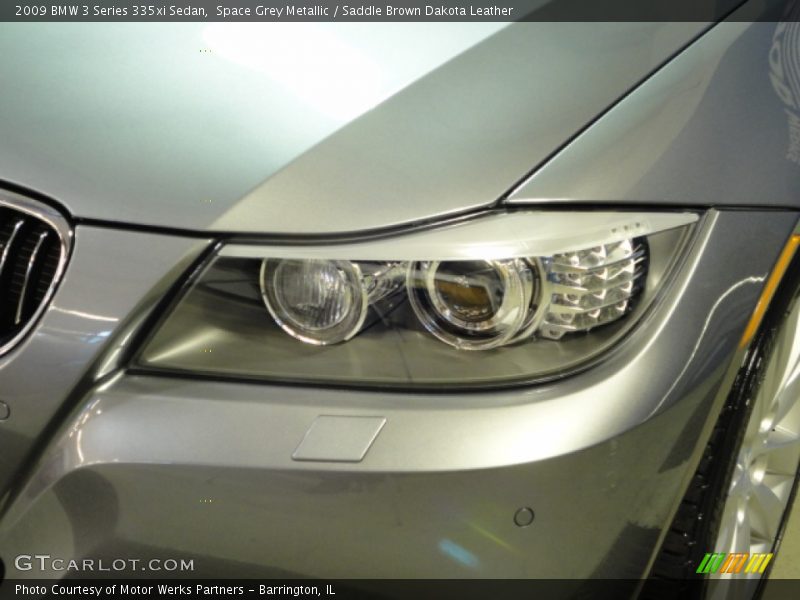 Space Grey Metallic / Saddle Brown Dakota Leather 2009 BMW 3 Series 335xi Sedan