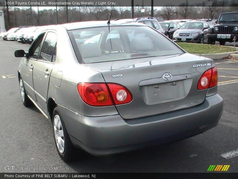 Moonshadow Gray Metallic / Light Gray 2004 Toyota Corolla LE