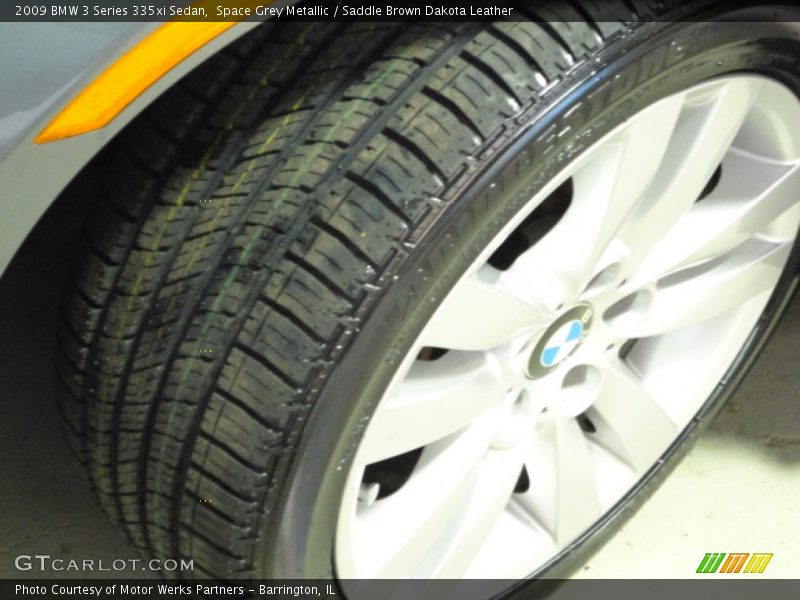 Space Grey Metallic / Saddle Brown Dakota Leather 2009 BMW 3 Series 335xi Sedan