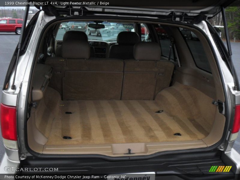 Light Pewter Metallic / Beige 1999 Chevrolet Blazer LT 4x4