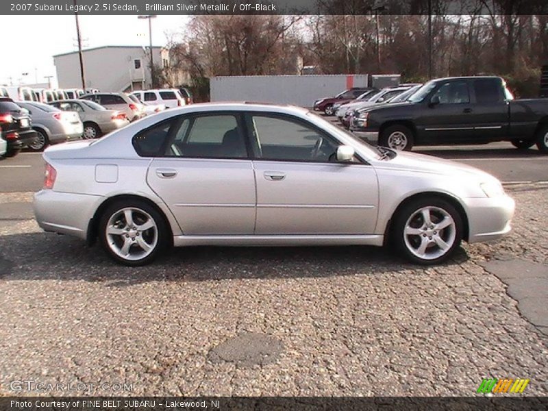 Brilliant Silver Metallic / Off-Black 2007 Subaru Legacy 2.5i Sedan