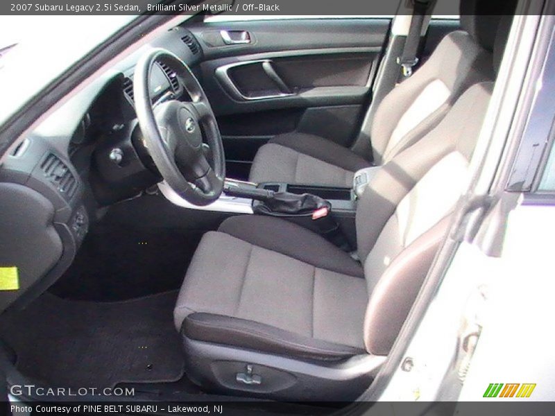 Brilliant Silver Metallic / Off-Black 2007 Subaru Legacy 2.5i Sedan