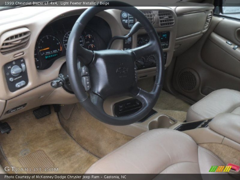 Beige Interior - 1999 Blazer LT 4x4 