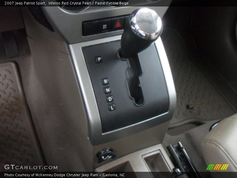 Inferno Red Crystal Pearl / Pastel Pebble Beige 2007 Jeep Patriot Sport