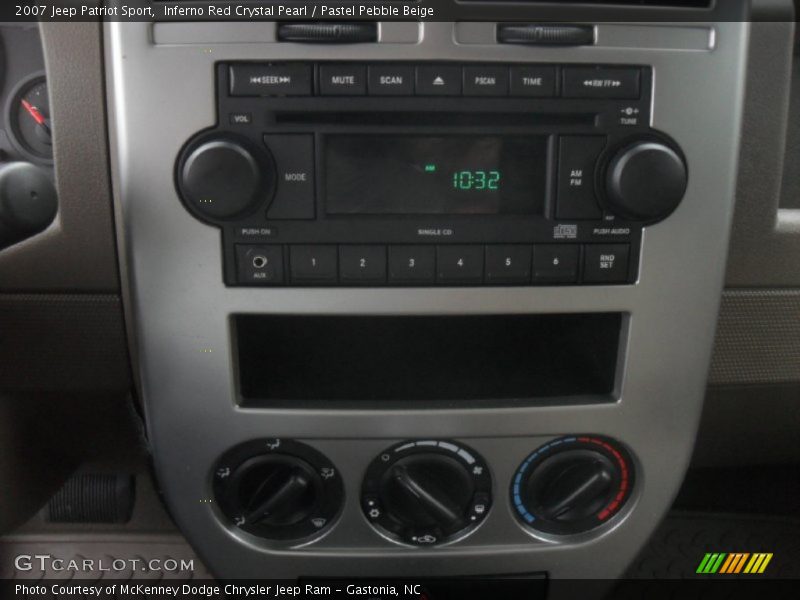 Inferno Red Crystal Pearl / Pastel Pebble Beige 2007 Jeep Patriot Sport